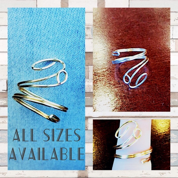 🔴 Beautiful Handmade Unique Wire Ring All Sizes - Picture 2 of 5